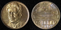 Brazil Oswaldo Cruz Copper-Nickel 1937 400 Reis High Grade Nice KM# 539 (28 058)