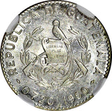 GUATEMALA Silver 1960 5 Centavos NGC MS62  KM# 261 (023)