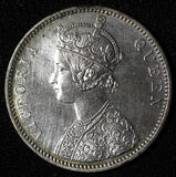 India-British Victoria Silver 1875 (B) Rupee HIGH GRADE  KM# 473.2 (28 295)