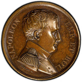 FRANCE MEDAL 1814 NAPOLEON Battle of Champaubert PCGS SP63 TOP GRADED Bram-1341