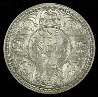 India-British George VI Silver 1940 (B) Rupee Mint Luster KM# 556  (27 320)