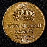 Sweden Gustaf VI Adolf Bronze 1960 TS 2 Ore GEM BU  KM# 821 (30 199)
