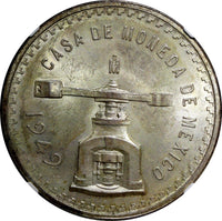 Mexico ESTADOS UNIDOS MEXICANOS Silver 1949 Mo 1 Onza NGC MS63 KM# M49a (24)