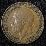 Great Britain George V Bronze 1926 1/2  Penny KM# 824 (28 903)