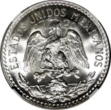 Mexico ESTADOS UNIDOS Silver 1944 M 50 Centavos NGC MS67 GEM BU KM# 447 (024)