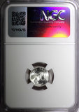 SWEDEN Oscar II Silver 1907 EB 10 Ore 1 YEAR TYPE NGC MS65 GEM BU KM# 774 (013)