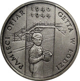 Poland Silver Lodz Ghetto (1940-1944) 2004 MW 20 Złotych PCGS MS68 Y# 498 (61)