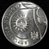 MOLDOVA 2022 2 Lei 23.7 mm KM# 154 GEM BU  RANDOM PICK (1 Coin)