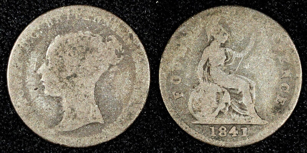 Great Britain Victoria Silver 1841 4 Pence BETTER DATE Mint-344.500 KM# 731.1