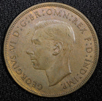 Great Britain George VI Bronze 1940 1 Penny KM# 845 (24 226)