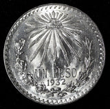 Mexico ESTADOS UNIDOS MEXICANOS Silver 1932 M Peso GEM BU KM# 455 (27 831)