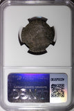 SPAIN Ferdinand V &Isabella I Silver (1497-1504) P 1 Real SEGOVIA NGC VF DETAILS