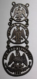 MEXICO Silver cut-out watch of 1890,1891 1887 5,10,50 Centavos 7.08g.(29 018)