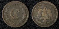 Mexico ESTADOS UNIDOS MEXICANOS Bronze 1906 1 Centavo narrow date KM# 415 (872)