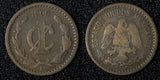 Mexico ESTADOS UNIDOS MEXICANOS Bronze 1906 1 Centavo narrow date KM# 415 (872)