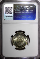 South Africa Silver Jan van Riebeeck 1961 10 Cents NGC MS64 1st Year KM# 60 (2)