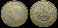 Great Britain George VI Copper-Nickel 1948 1 Shilling KM# 863  (24 205)