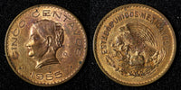 Mexico Bronze 1955 5 Centavos Josefa Ortiz de Domínguez KM# 424 (28 007)
