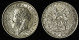 Great Britain George V Silver 1918 6 Six Pence AR-(.925) KM# 815 (28 785)