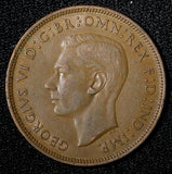 Great Britain George VI Bronze 1938 1 Penny KM# 845 (28 930)