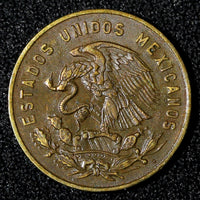 MEXICO Bronze 1957 Mo 5 Centavos Large type KM# 426 (27 903)