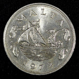 MALTA Copper-Nickel 1972 10 Cents 1st Year Type UNC KM# 11 (27 379)