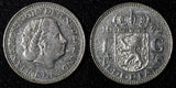 Netherlands Juliana Nickel  1972 1 Gulden 25 mm Royal Mint KM# 184a  (27 948)