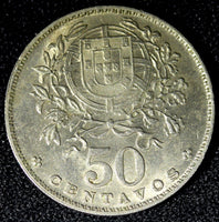 Portugal Copper-Nickel 1962 50 Centavos Lisbon Mint ch.UNC KM# 577 (23 669)