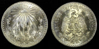 Mexico ESTADOS UNIDOS MEXICANOS Silver 1933 M Peso GEM BU KM# 455 (27 373)