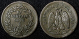 Mexico Copper 1895 Mo 1 Centavo Mexico City Mint KM# 391.6 (27 770)