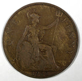 Great Britain George V Bronze 1920 1 Penny KM# 810  (28 196)