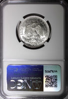 Mexico ESTADOS UNIDOS Silver 1944 M 50 Centavos NGC MS66 GEM BU KM# 447 (040)