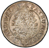 HUNGARY Leopold I Silver 1668 KB 6 Krajczar 	Kremnica PCGS UNC Detail KM# 164(9)