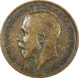 Great Britain George V  Bronze 1916 Farthing KM# 808.1  (24 914)