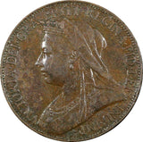 Great Britain Victoria Bronze 1895 Farthing 1st Year Type KM# 788.1 (24 918)