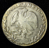 Mexico FIRST REPUBLIC Silver 1858 Zs MO 4 Reales Zacatecas Mint KM# 375.9 (424)