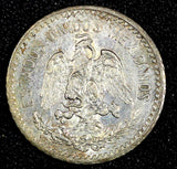 Mexico ESTADOS UNIDOS MEXICANOS Silver 1911 M 10 Centavos BETTER DATE KM#428 (2)