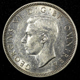 GREAT BRITAIN George VI Silver 1939 1 Shilling HIGH GRADE KM# 853 (24 710)