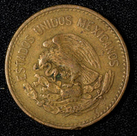 Mexico ESTADOS UNIDOS MEXICANOS Bronze 1951 Mo 20 Centavos SCARCE DATE KM#439(2)