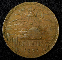 MEXICO  Bronze 1971 Mo 20 Centavos KM# 440 (27 545)