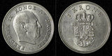 Denmark Frederik IX Copper-Nickel 1972 1 Krone 1 Year Type KM# 851.2 (28 634)