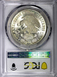 MEXICO Silver 1968 Mo  25 Pesos PCGS MS67 Olympic Games Even Rings KM# 479.1 (7)