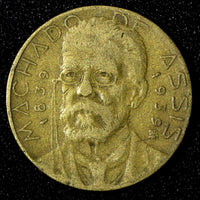 BRAZIL 1939 500 Reis Joaquim Maria Machado de Assis KM# 549 (27 806)