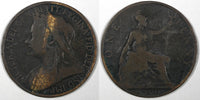 Great Britain Victoria Bronze 1900 1 Penny 30.8 mm  KM# 790 (28 186)