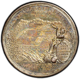 RUSSIA Silver 1708 MEDAL Battle of Lesnaya  PCGS MS63 TOP GRADED VERY RARE (59)