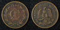 Mexico Bronze 1942 1 Centavo WWII Issue KM# 415 (27 870)