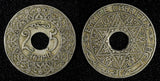 Morocco ND Copper-Nickel 1921 25 Centimes  Toned Y# 34.1 (27 624)