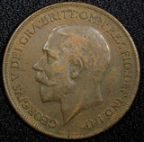 Great Britain George V (1910-1936) Bronze 1918 1 Penny KM# 810 (24 215)