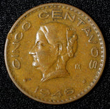 Mexico ESTADOS UNIDOS MEXICANOS Bronze 1946 5 Centavos KM# 424 (936)