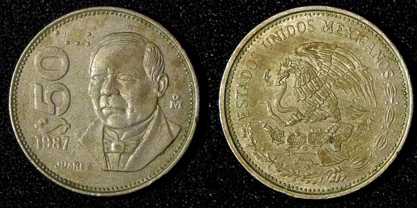 Mexico ESTADOS UNIDOS MEXICANOS 1987 Mo 50 Pesos KM# 495 (27 995)